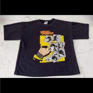 Vintage Disney Dick Tracy Kids Graphic Tee — Black & Yellow, 90s